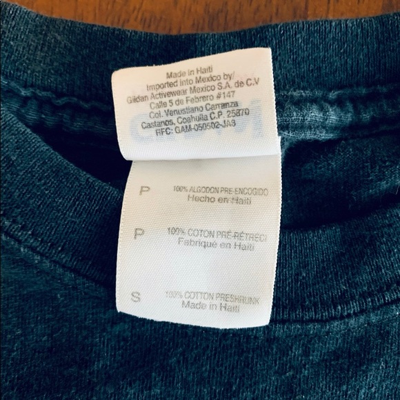 Nashville Guitar Screen Print T-shirt, Black, size S - Picture 3 of 4